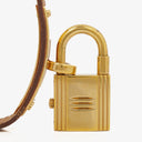 Hermes Kelly Beige Leather Gold Plated Watch