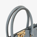 Valentino Garavani Rockstud Small Blue Calfskin Double Handle Tote Bag