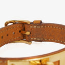 Hermes Kelly Beige Leather Gold Plated Watch