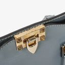 Valentino Garavani Rockstud Small Blue Calfskin Double Handle Tote Bag