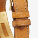 Hermes Kelly Beige Leather Gold Plated Watch
