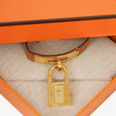Hermes Kelly Beige Leather Gold Plated Watch