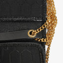 Christian Dior Black Honeycomb Chain Shouder Bag