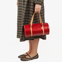 Louis Vuitton Papillon 30 Bedford Monogram Red Vernis Leather Bag