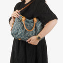 Louis Vuitton Neo Cabby MM Monogram Blue Denim Bag