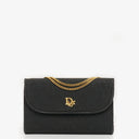 Christian Dior Black Honeycomb Chain Shouder Bag