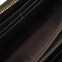 Fendi Zippy Zucca Coated Canvas Wallet