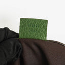 Gucci Green Pebbled Leather Bamboo Ring Hobo Bag