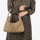 Gucci GG Canvas Icon Bit Hobo Bag