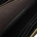 Fendi Zippy Zucca Coated Canvas Wallet