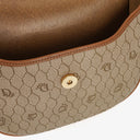 Christian Dior Beige Honeycomb Canvas Shoulder Bag