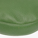 Gucci Green Pebbled Leather Bamboo Ring Hobo Bag