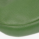 Gucci Green Pebbled Leather Bamboo Ring Hobo Bag