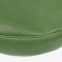 Gucci Green Pebbled Leather Bamboo Ring Hobo Bag
