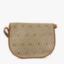 Christian Dior Beige Honeycomb Canvas Shoulder Bag
