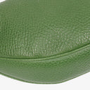 Gucci Green Pebbled Leather Bamboo Ring Hobo Bag