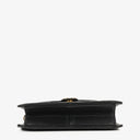 Petit Sac Chanel Classic Single Rabat Noir en Agneau Matelassé avec Ferrures Plaquées Or 24K