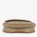 Christian Dior Beige Honeycomb Canvas Shoulder Bag
