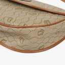 Christian Dior Beige Honeycomb Canvas Shoulder Bag