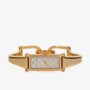 Gucci 1500L Rectangular Stainless Steel Watch