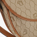 Christian Dior Beige Honeycomb Canvas Shoulder Bag