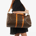 Louis Vuitton Keepall 50 Bandouliere Monogram Canvas Travel Bag
