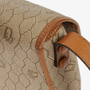 Christian Dior Beige Honeycomb Canvas Shoulder Bag
