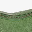 Gucci Green Pebbled Leather Bamboo Ring Hobo Bag