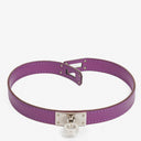 Hermes Kelly Double Tour Cyclamen Swift Leather Bracelet