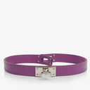 Hermes Kelly Double Tour Cyclamen Swift Leather Bracelet