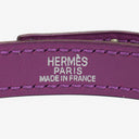 Hermes Kelly Double Tour Cyclamen Swift Leather Bracelet