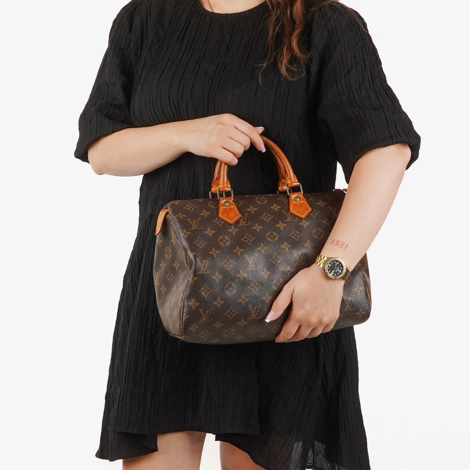 Louis Vuitton Speedy 30 Monogram Canvas Handbag