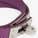 Hermes Kelly Double Tour Cyclamen Swift Leather Bracelet