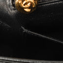 Chanel Single Flap-väska Svart Quiltad Lackläder med 24K Guldpläterade Metallbeslag