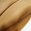 Chanel Medium Classic Vintage Double Flap Bag Beige Quilted Lambskin 24K Gold-Plated Hardware