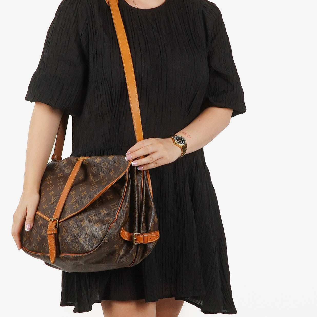 Louis Vuitton Saumur Monogram Canvas 35 Bag