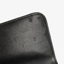 Chanel Single Flap-väska Svart Quiltad Lackläder med 24K Guldpläterade Metallbeslag