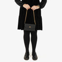 Christian Dior Black Honeycomb Chain Shouder Bag
