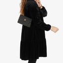 Christian Dior Black Honeycomb Chain Shouder Bag