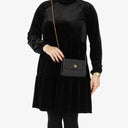 Christian Dior Black Honeycomb Chain Shouder Bag