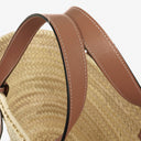 Loewe Neutral/Brown Raffia Basket Bag