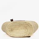 Loewe Neutral/Brown Raffia Basket Bag