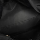 Christian Dior Black Leather Trotter Monogram Canvas Charms Shoulder Bag