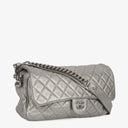 Chanel Metallic Airlines Quilted Leather Flap Bag