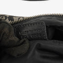 Christian Dior Black Leather Trotter Monogram Canvas Charms Shoulder Bag