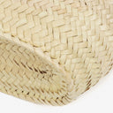 Loewe Neutral/Brown Raffia Basket Bag
