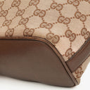 Gucci Monogram Canvas and Leather Hobo Shoulder Bag