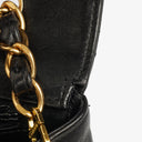 Chanel Single Flap Bag Black Quilted Lambskin With 24K Gold-Plated Hardware