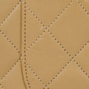 Chanel Medium Classic Vintage Double Flap Bag Beige Quilted Lambskin 24K Gold-Plated Hardware