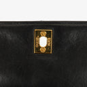 Chanel Single Flap Bag Black Quilted Lambskin With 24K Gold-Plated Hardware